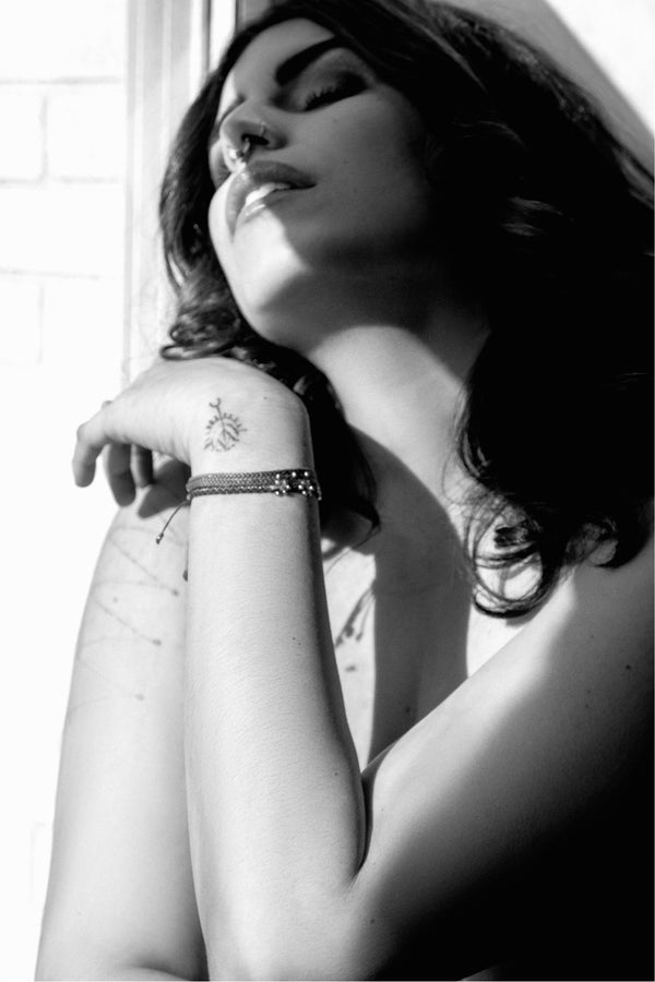 Editorial boudoir portrait by Lena Di