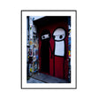 Red Doorway — framed mockup