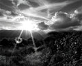 Sun Through the Clouds — unframed artwork