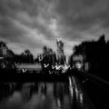 Empire Monochrome — metal aluminum high gloss fine art print by Lena Di