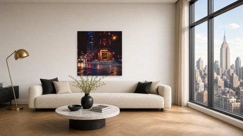 Delmonico’s by Lena Di, fine art photography print shown in a room