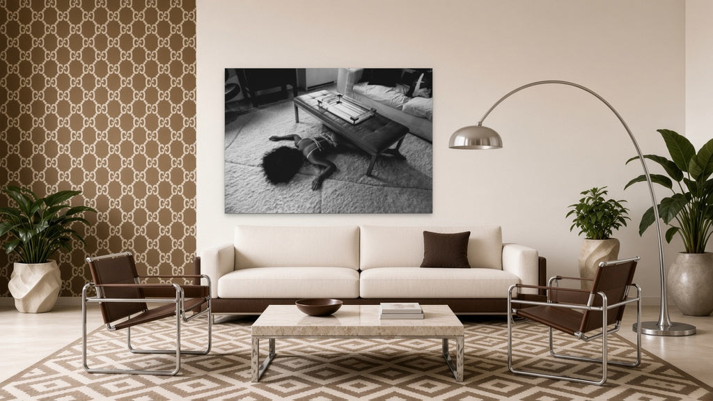 Hidden In Plain Sight by Lena Di, fine art photography print shown in a room