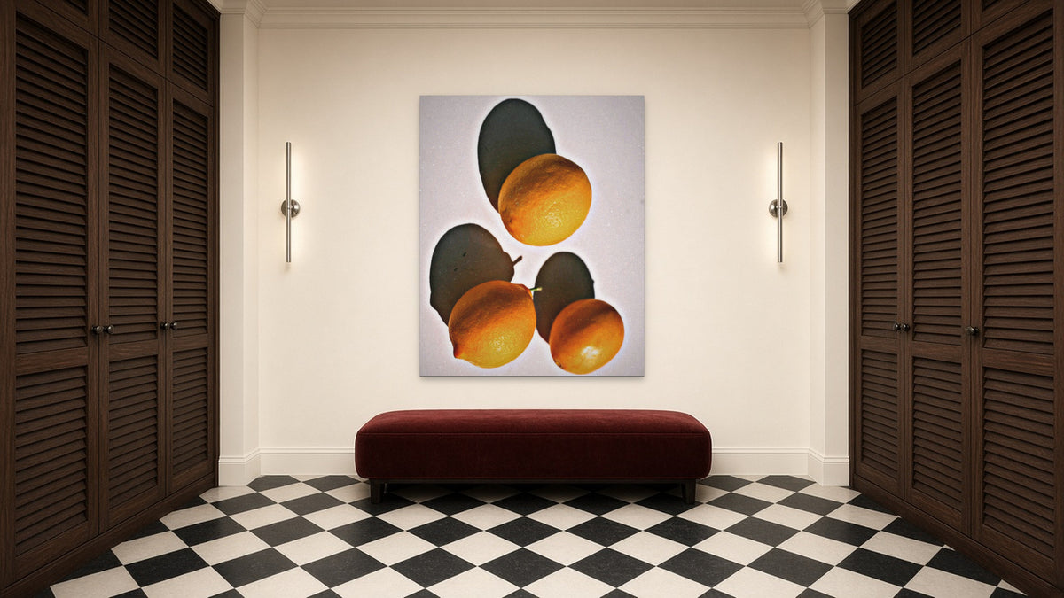 Lemonade by Lena Di, fine art photography print shown in a room