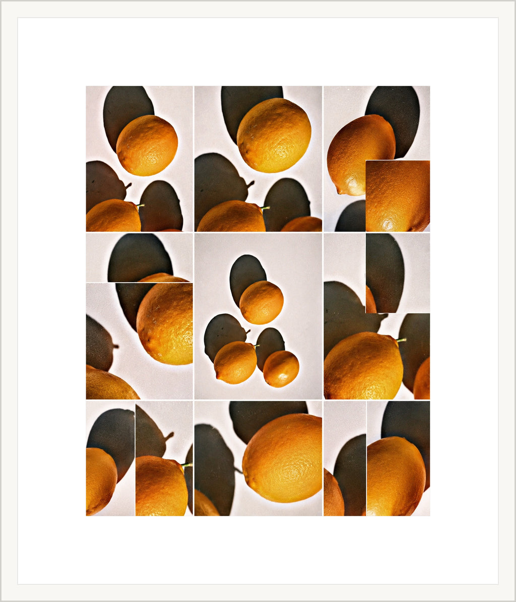 Lemonade — wide mat white frame