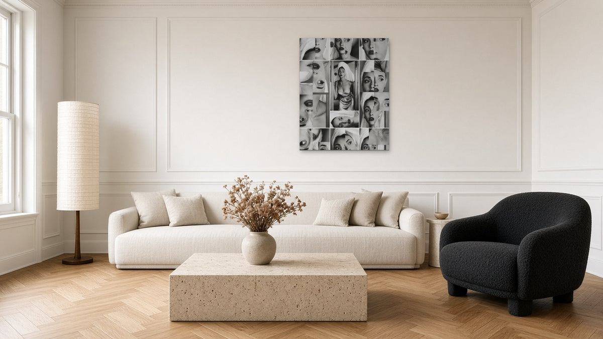 Martina in Rome by Lena Di, fine art photography print shown in a room