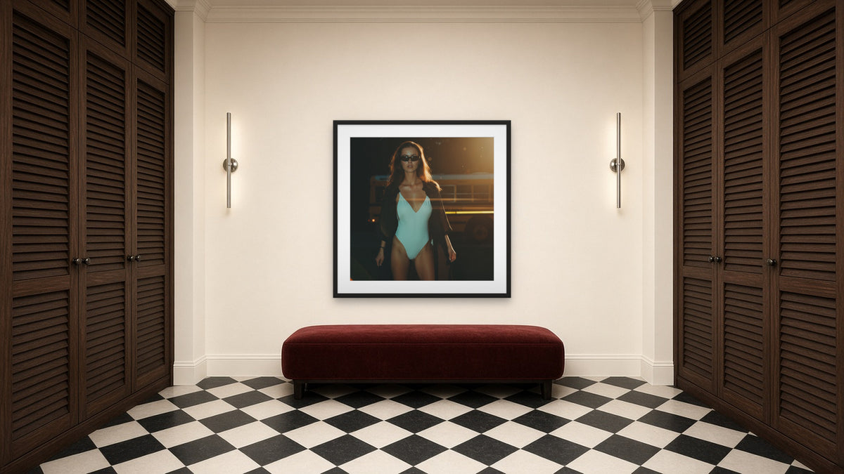Motion by Lena Di, fine art photography print in a black frame