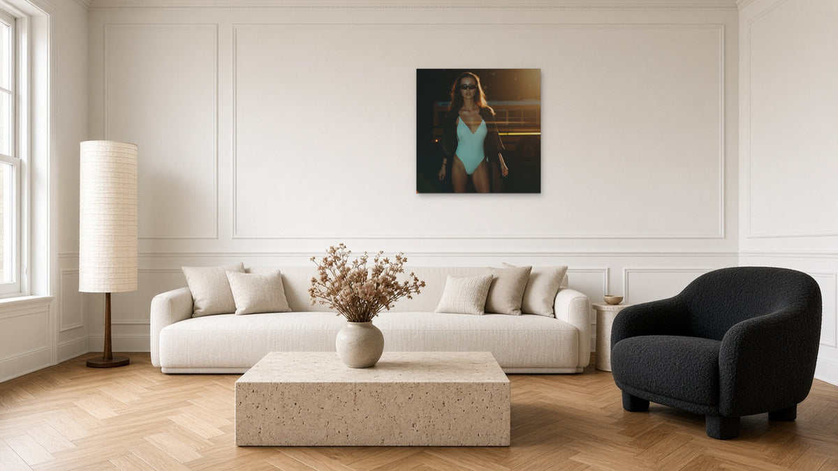 Motion by Lena Di, fine art photography print shown in a room