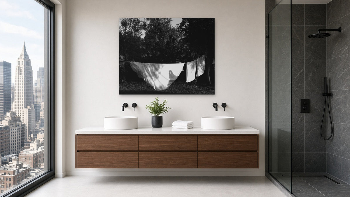 Simpler Life by Lena Di, fine art photography print shown in a room