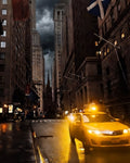 Taxi in the Rain