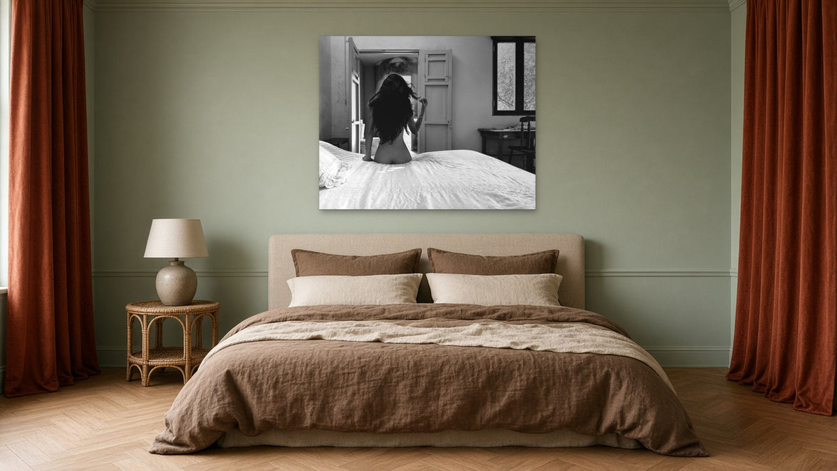 Toward the Light by Lena Di, fine art photography print shown in a room