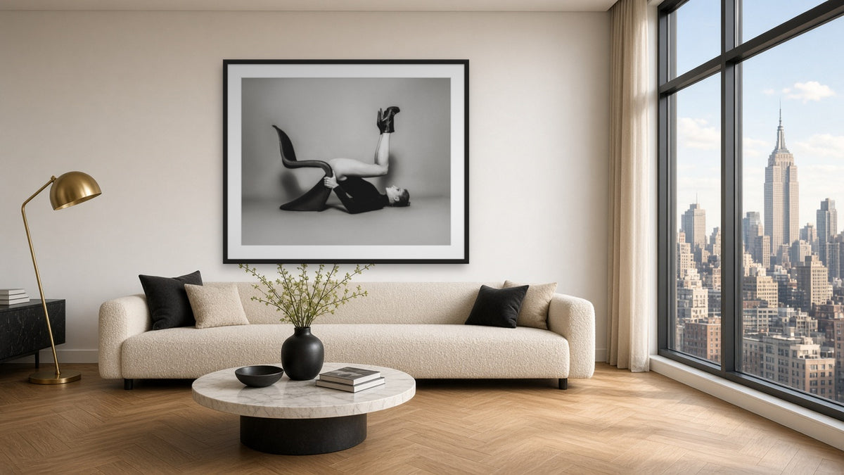 Twice a Vitra by Lena Di, fine art photography print in a black frame