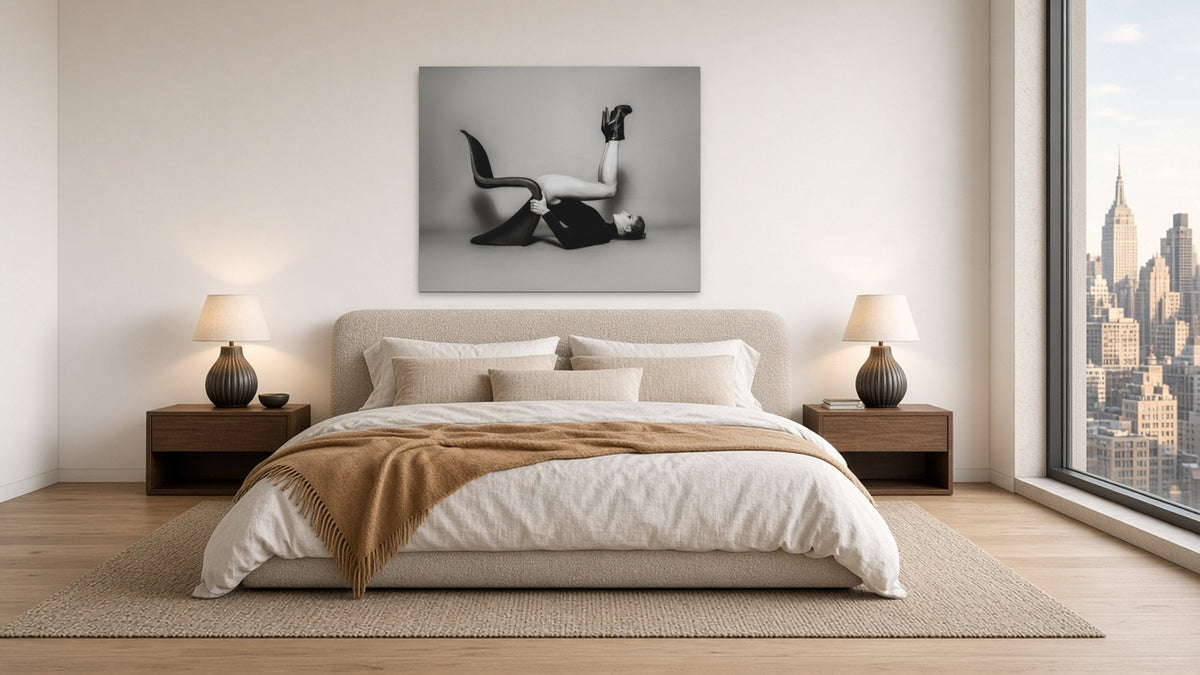 Twice a Vitra by Lena Di, fine art photography print shown in a room