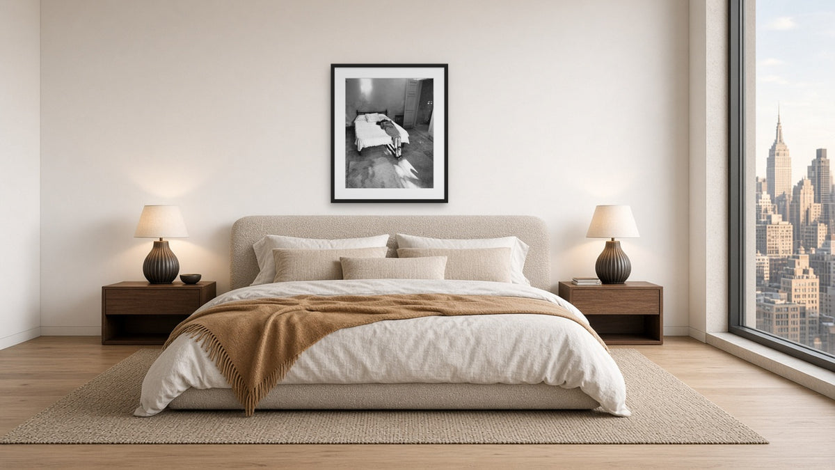 Waiting to Exhale by Lena Di, fine art photography print in a black frame
